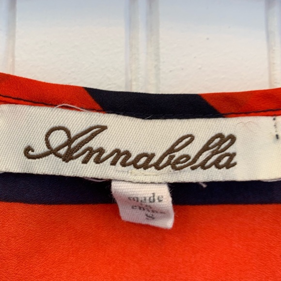Annabella Striped Racerback Tank Top - Picture 4 of 6